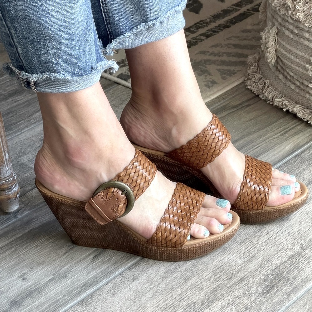 b.o.c. By Born Leather Wedges, 11